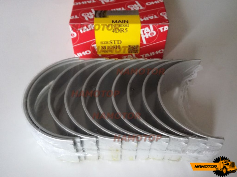 Вкладыш коренной MMC 4DR5, 4DR7, MS-1812GP, M109H, M6050K, ME999080, ME001041, ME997202  STD (TAIHO/NDC)